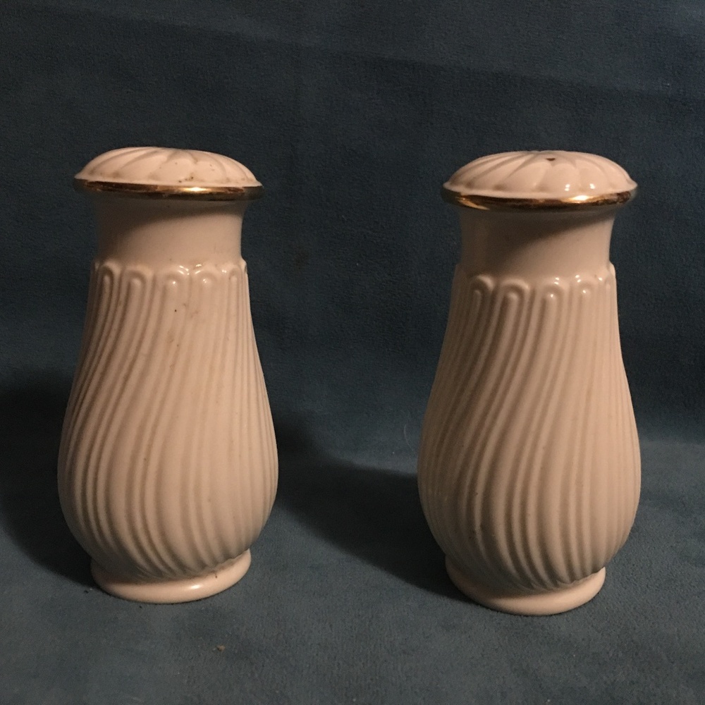 Salt and pepper Lenox shakers